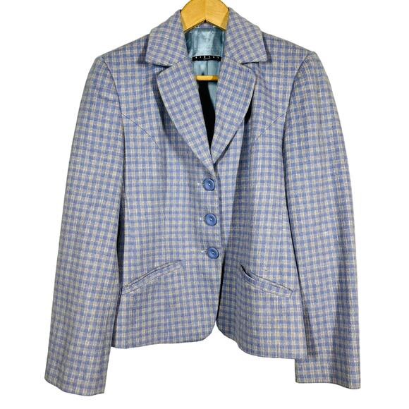 Sisley Lilac Triple Button Blazer Italy Jacket Lilac Career Casual - 42 - Picture 1 of 6